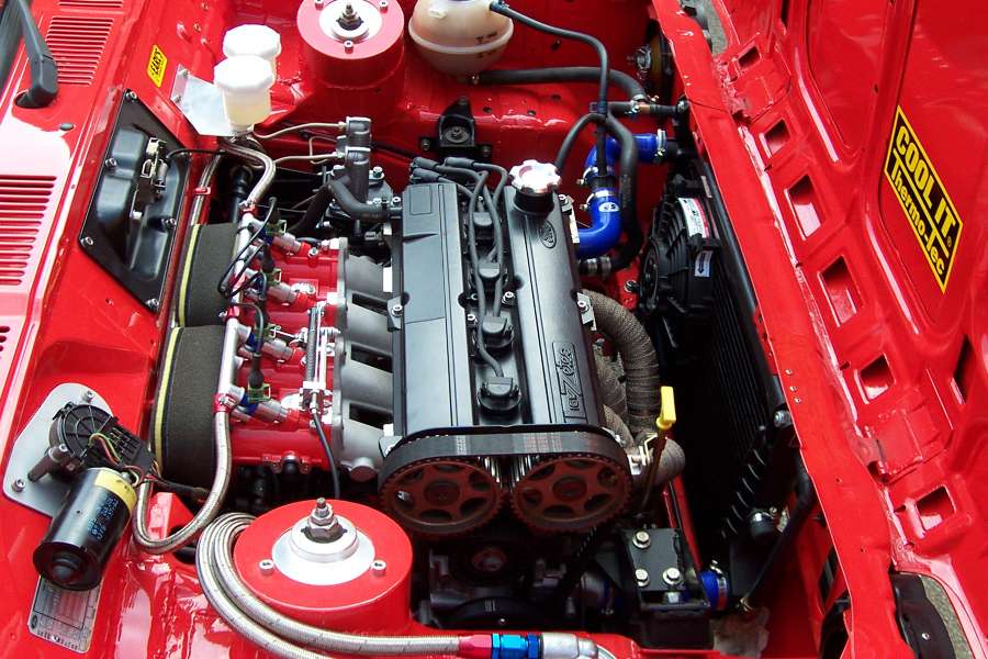 Escort MK4 With a Zetec Silver Top Engine Conversion Ancillary Hose Kit Roose...