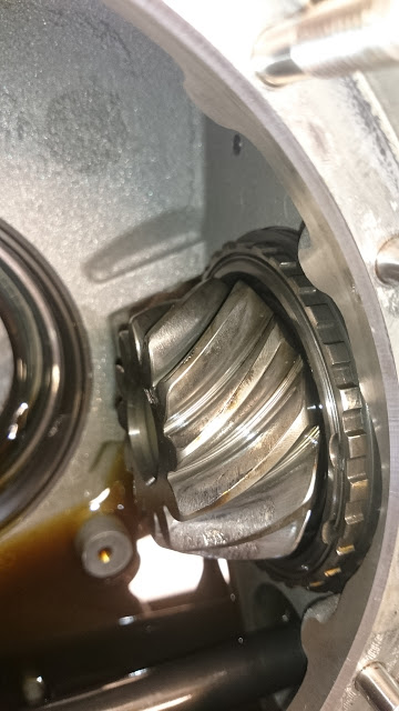 Damaged pinion