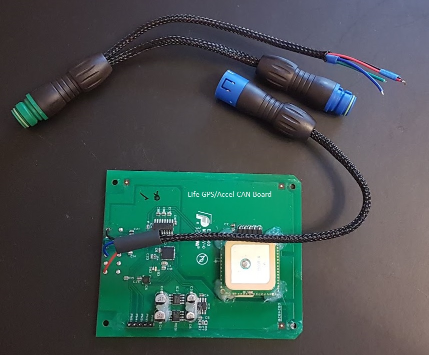 Life GPS board and loom split connector