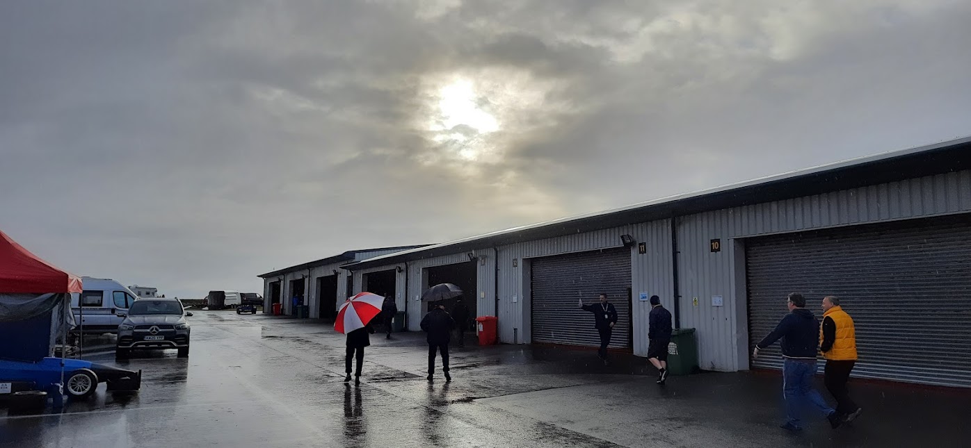 The queue for scrutineering on Friday