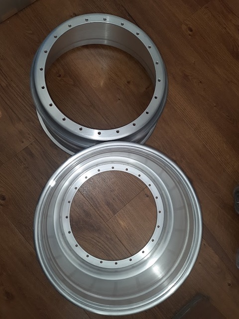 Wheel rim sections