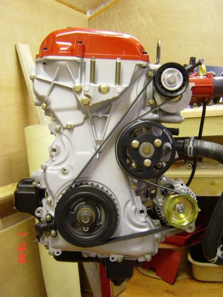 Cosworth Alternator mounting setup
