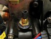 Thermocouple fitted to engine