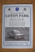 On the front cover of the programme